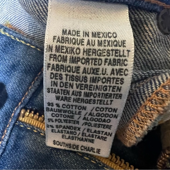 LUCKY BRAND Denim Charlie Baby Boot Patterson Wash Bootcut Jeans Size 4 / 27 - Picture 11 of 12